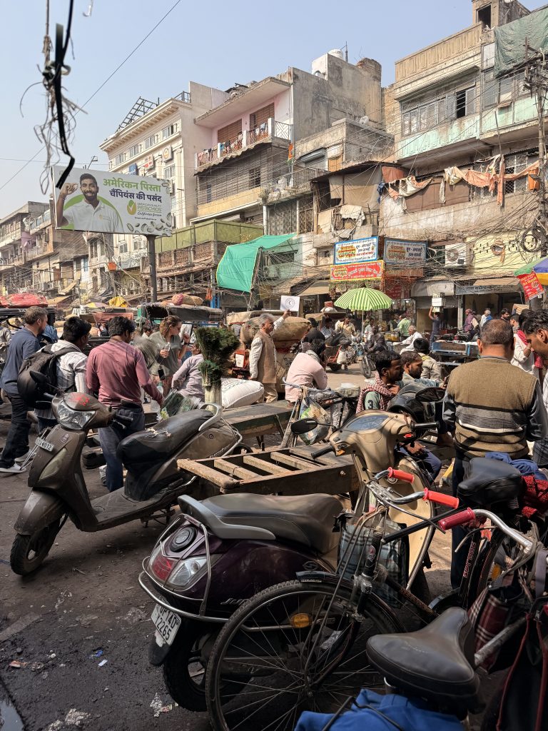 Delhi street market during Camunda’s 2026 company retreat in India